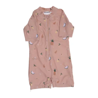 Sparkedragt (Beige, Flerfarvet) fra Liewood Elastan, Genanvendt polyester