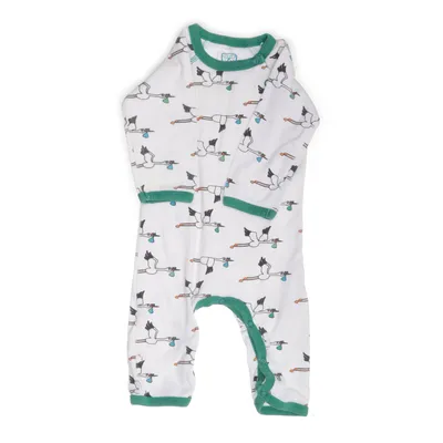 Sparkdräkt (Vit, Flerfärgad) från Ej Sikke Lej Bomull