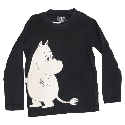 Långärmad t-shirt (Svart) från Moomin by Lindex Bomull