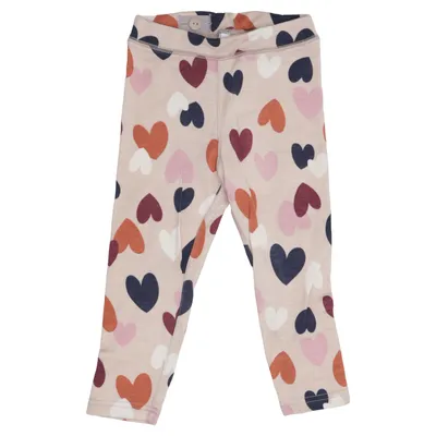 Leggings (Beige, Flerfärgad) från Polarn O. Pyret Bomull, Merinoull, Polyamid