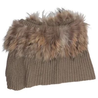 Halsband (Bruin) van CKN of Scandinavia Acryl, Bont, Mohair