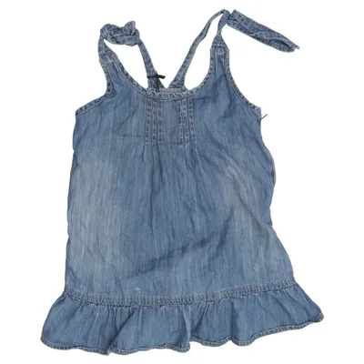 Robe en jean (Bleu) de Flower Coton