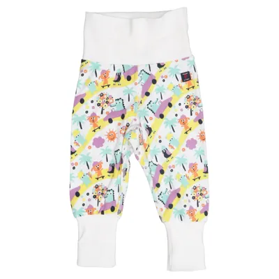 Pajama pants (White, Multicolored) from Polarn O. Pyret Cotton
