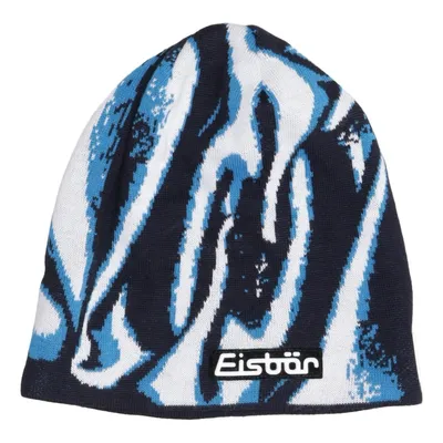 Beaniemössa (Blå, Svart, Vit) från Eisbär Akryl, Polyester, Ull