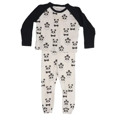 Pajamas (Beige, Black) from Mini Rodini Cotton