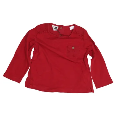 Långärmad t-shirt (Röd) från Zara BabyGirl Bomull