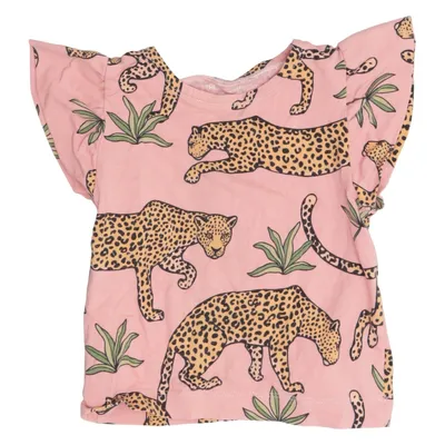 Top (Pink, Mehrfarbig) von The Striped Cat Elasthan, Bio-Baumwolle