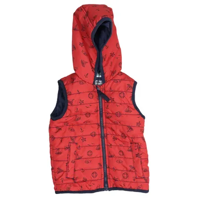 Gilet d'extérieur (Rouge, Bleu) de Topomini Polyester