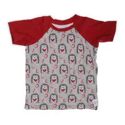 T-shirt (Rood, Grijs, Wit) van Twinkle Toes Katoen, Polyester