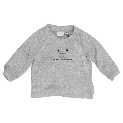 Sweatshirt (Gris) de MyWear Baby Élasthane, Polyester, Viscose
