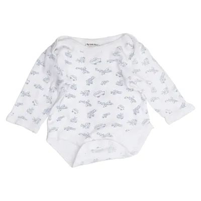 Romper (Wit, Blauw) van My Little Bear Katoen