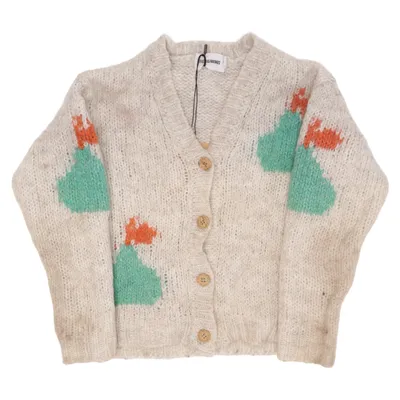 Strickjacke (Beige, Mehrfarbig) von Filou & Friends Acryl, Mohair, Polyamid, Wolle