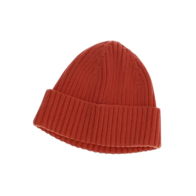 Beanie (Oranje) van Arket Katoen, Elastaan, Polyamide