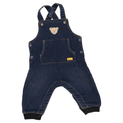 Dungarees (Blue) from Steiff Cotton, Elastane