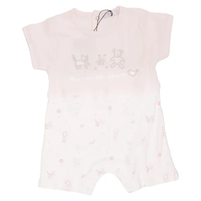 Rompers (Pink, White) from Absorba Cotton