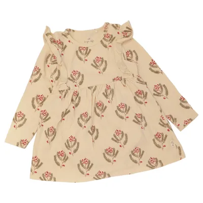 Dress (White, Multicolored) from Konges Sløjd Elastane, Organic cotton