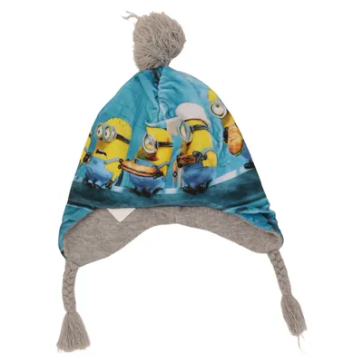Bobble hat (Blue, Gray, Multicolored) from Despicable Me Acrylic, Polyester