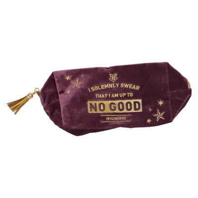 Toilet bag (Purple, Gold) from Harry Potter Polyester