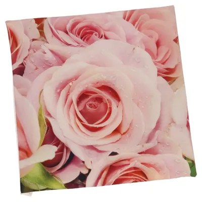 Kissenüberzug (Pink, Grün, Weiß) von Nina Royal Polyester