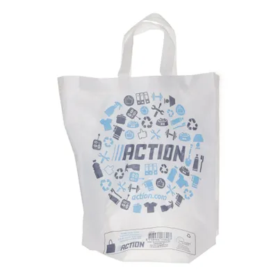 Canvas bag (White, Blue) from Action Recycled polyester