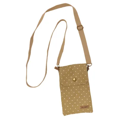 Sac pour téléphone (Vert, Blanc) de No Name Coton, Polyester