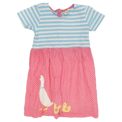 Jurk (Blauw, Roze, Wit) van Frugi