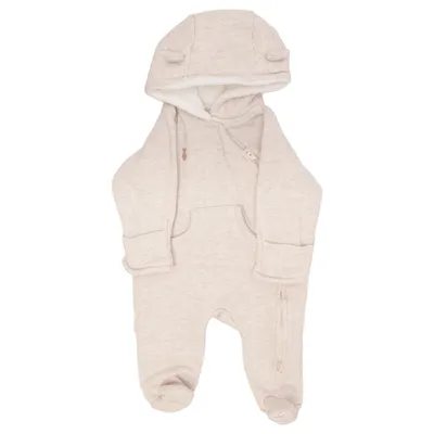 Barboteuse (Beige, Blanc) de Little Coton, Polyester