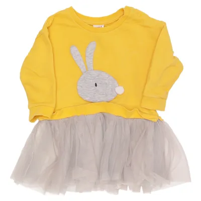 Klänning (Gul, Grå) från Seed Heritage Bomull, Polyester