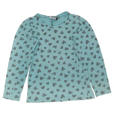 Långärmad t-shirt (Blå) från Stop + Go Bomull