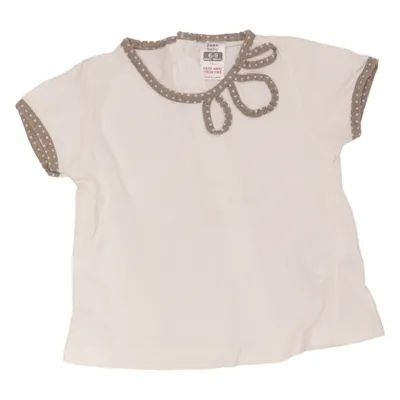 Top (White, Gray) from Zara Baby Cotton