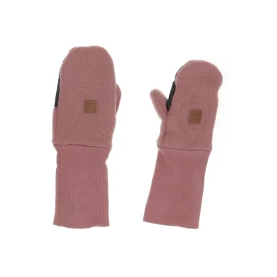 Moufles (Rose, Noir) de Hust and Claire Coton, Élasthane, Laine