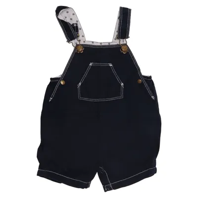 Hängselshorts (Blå, Vit) från Petit Bateau Bomull