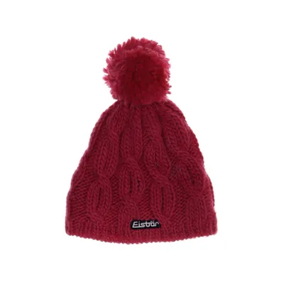 Bobble hat (Pink) from Eisbär Acrylic, Merino wool, Polyester