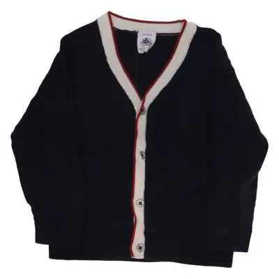 Kofta (Blå, Vit, Röd) från Petit Bateau Bomull, Ull