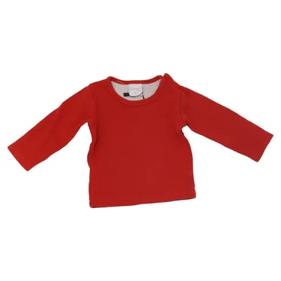 T-shirt à manches longues (Rouge) de Little Coton