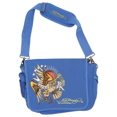 Shoulder-bag (Blue, Multicolored) from Ed Hardy by Christian Audigier