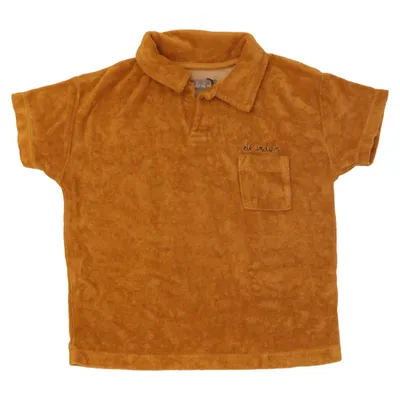 Polo shirt (Brown) from Émile et Ida Organic cotton, Polyester