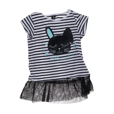 Klänning (Svart, Vit) från Kiki & Koko Bomull, Polyester