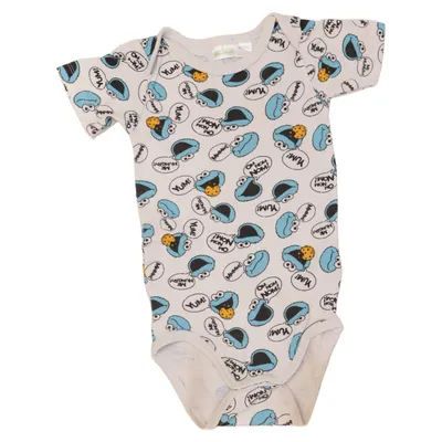Romper (Wit, Blauw, Geel) van Sesame Street