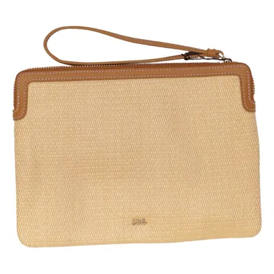 Clutch bag (Beige, Brown) from Karl Lagerfeld