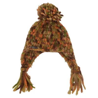 Bobble hat (Green, Orange, Brown) from Allwerk