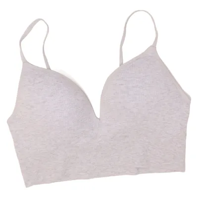 Sports bra (Gray) from Pepco Elastane, Polyamide, Polyester, Viscose