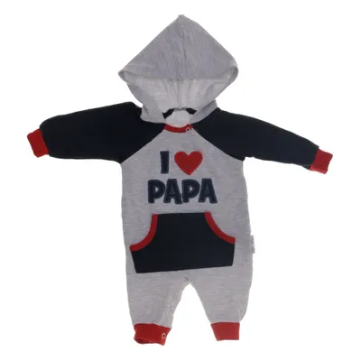 Rompers (Gray, Blue, Red) from Baby Baby Cotton, Elastane
