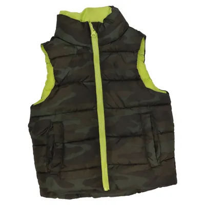 Outer vest (Green, Black) from Dopo Dopo Polyester