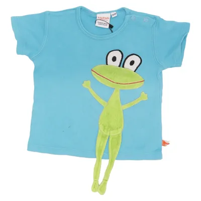 T-shirt (Blå, Grön) från Lipfish Bomull, Polyester