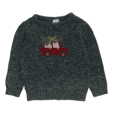 Julesweater (Grøn, Hvid) fra Alana Bomuld