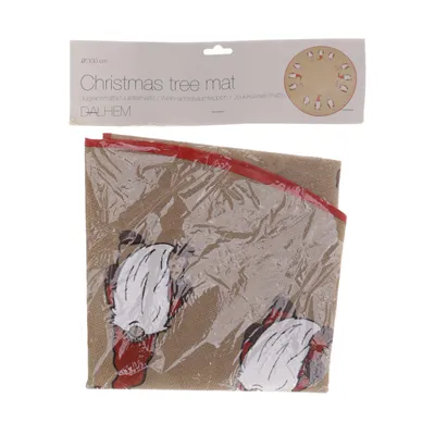 Tapis de sapin de Noël (Beige, Rouge, Blanc) de Dale