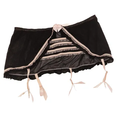Jarretelle (Zwart, Roze) van Playful Promises