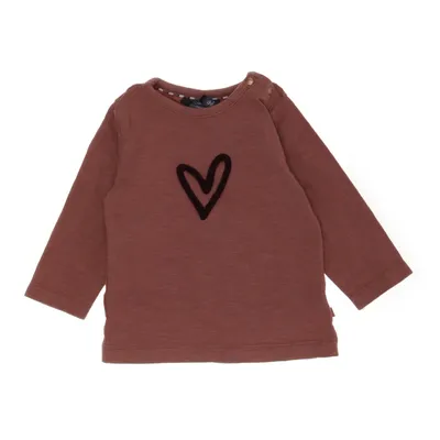 Long sleeve T-shirt (Brown) from Babyface Cotton, Elastane