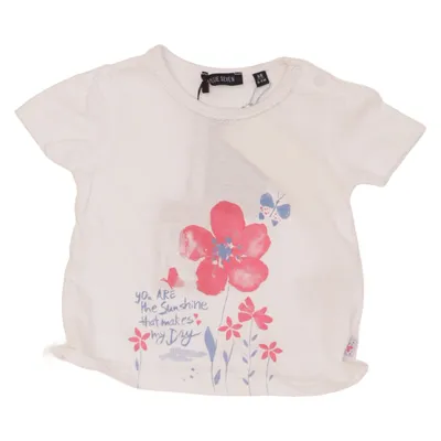 T-shirt (Blanc, Rose, Bleu) de Blue Seven Coton